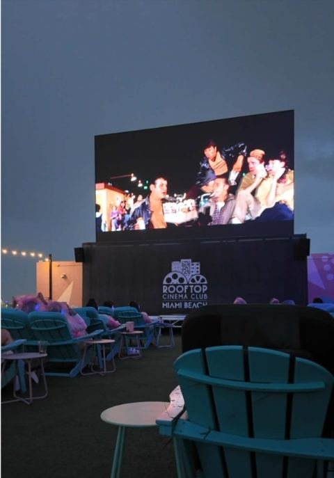 Rooftop Cinema Club South Beach, TikTok video thumbnail